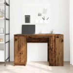 vidaXL Písací stôl staré drevo 120x42x76 cm kompozitné drevo – Obrázok 3