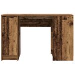 vidaXL Písací stôl staré drevo 120x42x76 cm kompozitné drevo – Obrázok 6