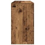 vidaXL Písací stôl staré drevo 120x42x76 cm kompozitné drevo – Obrázok 7