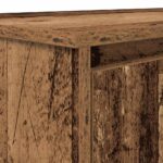 vidaXL Písací stôl staré drevo 120x42x76 cm kompozitné drevo – Obrázok 10