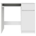 vidaXL Stôl biely 86x49x76 cm kompozitné drevo – Obrázok 6