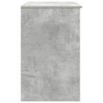 vidaXL Stôl betónovo sivý 86x49x76 cm, kompozitné drevo – Obrázok 7