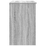 vidaXL Stôl sivý dub sonoma 86x49x76 cm kompozitné drevo – Obrázok 7