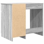 vidaXL Stôl sivý dub sonoma 86x49x76 cm kompozitné drevo – Obrázok 8