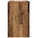 vidaXL Stôl staré drevo 86x49x76 cm kompozitné drevo – Obrázok 7