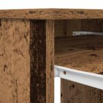 vidaXL Stôl staré drevo 86x49x76 cm kompozitné drevo – Obrázok 11