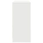 vidaXL Komoda so zásuvkami a dvierkami, biela 70,5x34x74,5 cm – Obrázok 7