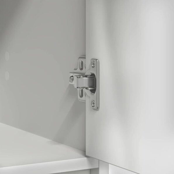 vidaXL Komoda so zásuvkami a dvierkami, biela 70,5x34x74,5 cm – Obrázok 10