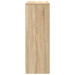 vidaXL Komoda so zásuvkami a dvierkami, dub sonoma 73x31x90 cm – Obrázok 7