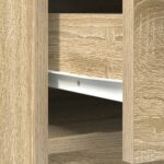 vidaXL Komoda so zásuvkami a dvierkami, dub sonoma 73x31x90 cm – Obrázok 11