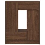 vidaXL Komoda so zásuvkami a dvierkami, hnedý dub 73x31x90 cm – Obrázok 6