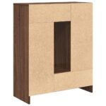 vidaXL Komoda so zásuvkami a dvierkami, hnedý dub 73x31x90 cm – Obrázok 8