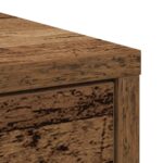 vidaXL Komoda so zásuvkami a dvierkami, staré drevo 73x31x90 cm – Obrázok 9