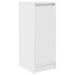 vidaXL Botník biely 29,5x34x76 cm kompozitné drevo – Obrázok 2