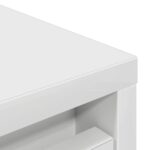 vidaXL Botník biely 29,5x34x76 cm kompozitné drevo – Obrázok 10