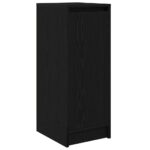vidaXL Botník dub čierny 29,5x34x76 cm kompozitné drevo – Obrázok 2
