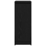 vidaXL Botník dub čierny 29,5x34x76 cm kompozitné drevo – Obrázok 6