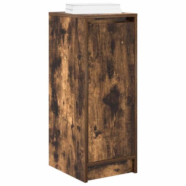 vidaXL Botník dymový dub 29,5x34x76 cm kompozitné drevo – Obrázok 4