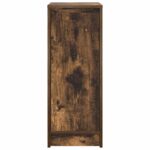 vidaXL Botník dymový dub 29,5x34x76 cm kompozitné drevo – Obrázok 6