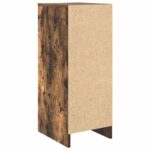 vidaXL Botník dymový dub 29,5x34x76 cm kompozitné drevo – Obrázok 8