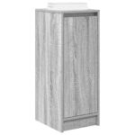 vidaXL Botník sivý dub sonoma 29,5x34x76 cm kompozitné drevo – Obrázok 4