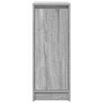 vidaXL Botník sivý dub sonoma 29,5x34x76 cm kompozitné drevo – Obrázok 6