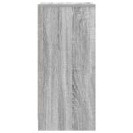 vidaXL Botník sivý dub sonoma 29,5x34x76 cm kompozitné drevo – Obrázok 7