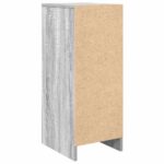 vidaXL Botník sivý dub sonoma 29,5x34x76 cm kompozitné drevo – Obrázok 8