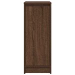 vidaXL Botník hnedý dub 29,5x34x76 cm kompozitné drevo – Obrázok 6
