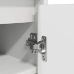 vidaXL Botník biely 57x34x76 cm kompozitné drevo – Obrázok 10