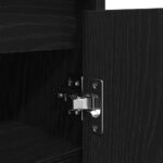 vidaXL Botník dub čierny 57x34x76 cm kompozitné drevo – Obrázok 10