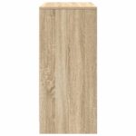 vidaXL Botník dub sonoma 57x34x76 cm kompozitné drevo – Obrázok 7