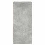 vidaXL Botník betónovo sivý 57x34x76 cm spracované drevo – Obrázok 7