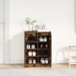 vidaXL Botník dymový dub 57x34x76 cm kompozitné drevo – Obrázok 3