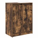 vidaXL Botník dymový dub 57x34x76 cm kompozitné drevo – Obrázok 4