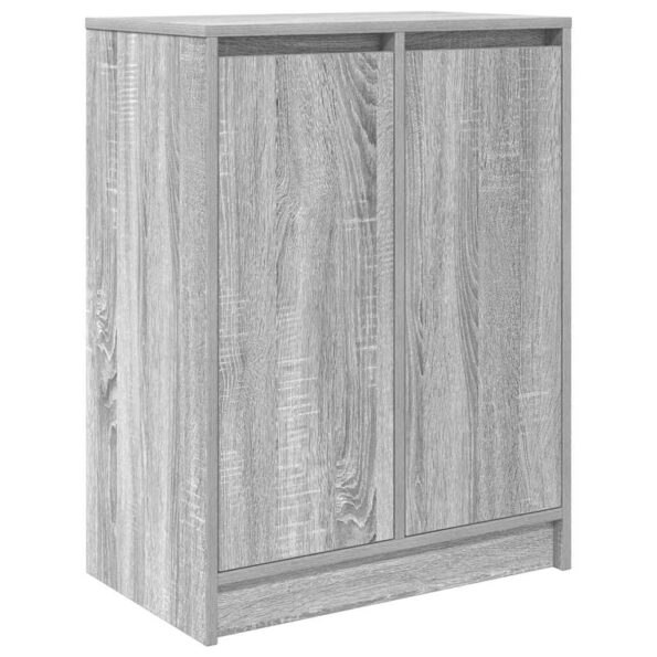 vidaXL Botník sivý dub sonoma 57x34x76 cm kompozitné drevo – Obrázok 2
