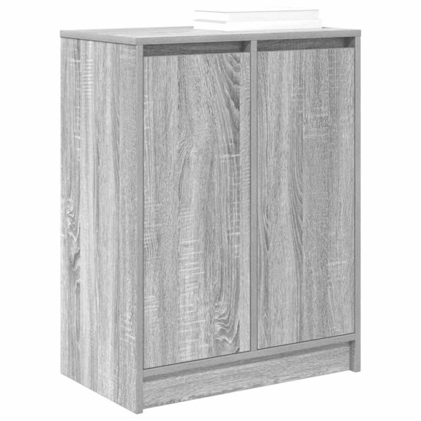 vidaXL Botník sivý dub sonoma 57x34x76 cm kompozitné drevo – Obrázok 4