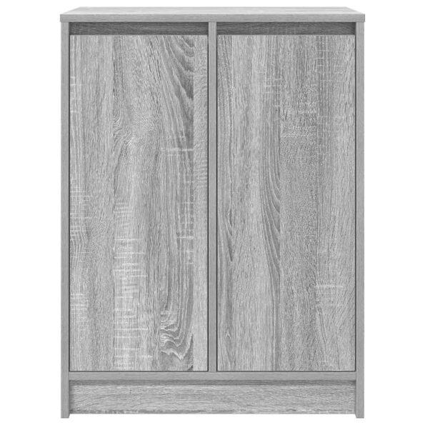 vidaXL Botník sivý dub sonoma 57x34x76 cm kompozitné drevo – Obrázok 6