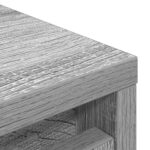 vidaXL Botník sivý dub sonoma 57x34x76 cm kompozitné drevo – Obrázok 9