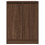 vidaXL Botník hnedý dub 57x34x76 cm kompozitné drevo – Obrázok 6