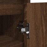 vidaXL Botník hnedý dub 57x34x76 cm kompozitné drevo – Obrázok 10