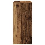 vidaXL Botník staré drevo 57x34x76 cm kompozitné drevo – Obrázok 7