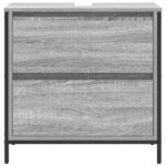 vidaXL Kúpeľňová skrinka pod umývadlo so zásuvkami 60x34,5x60 cm – Obrázok 6