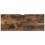 vidaXL Skrinka pod umývadlo so zásuvkami dub dymový 90x34,5x60 cm – Obrázok 9