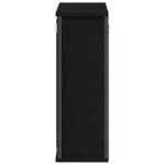 vidaXL Kúpeľňová nástenná skrinka so zrkadlom dub čierny 50x21x60 cm – Obrázok 7