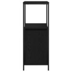 vidaXL Kúpeľňová skrinka s policami dub čierny 36x35x95 cm – Obrázok 6