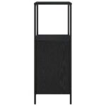 vidaXL Kúpeľňová skrinka s policami dub čierny 36x35x95 cm – Obrázok 7