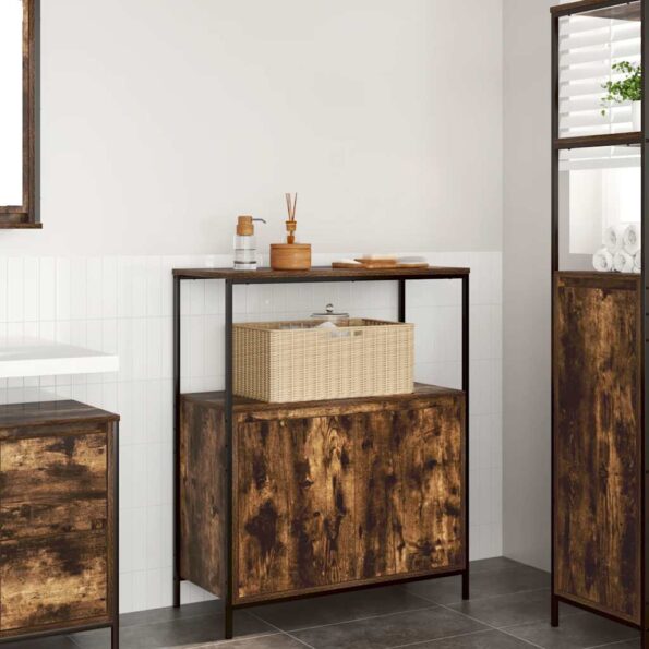 VXL8721158708380_m_en_hd_1.jpg vidaXL Kúpeľňová skrinka s policami dub dymový 76,5x35x95 cm – Obrázok 1