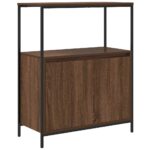 vidaXL Kúpeľňová skrinka s policami dub hnedý 76,5x35x95 cm – Obrázok 2