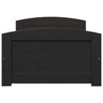 VidaXL Denná posteľ s 2 zásuvkami bez matraca "IRUN" Čierna 90x200 cm – Obrázok 7